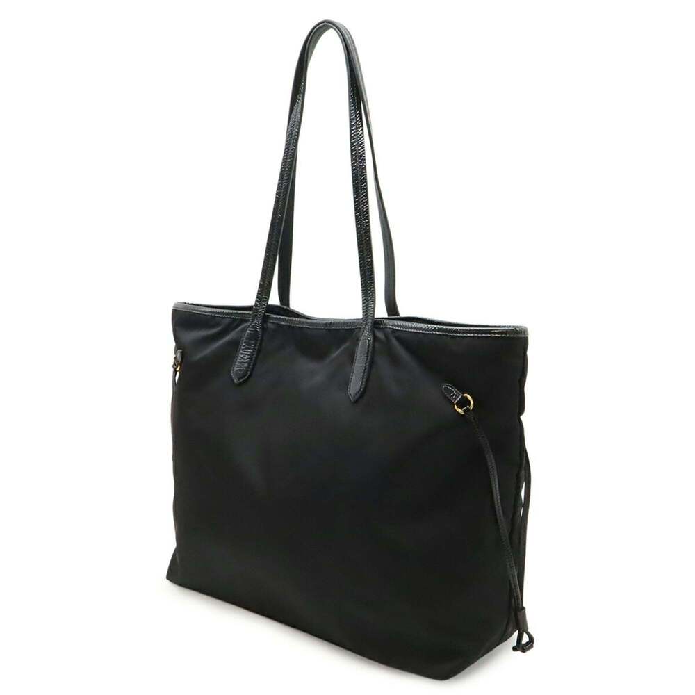 PRADA Black Leather Shoulder Bag - Picture 3 of 8